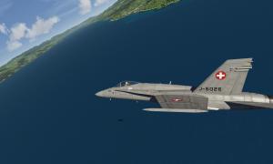 F/A-18 Kampfjet Flugsimulator