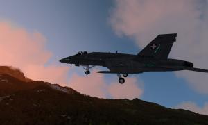 F/A-18 Kampfjet Flugsimulator