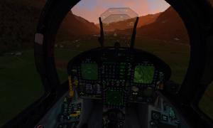 F/A-18 Kampfjet Flugsimulator