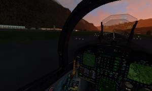 F/A-18 Kampfjet Flugsimulator
